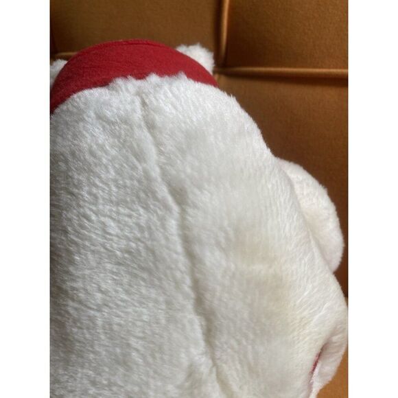 Coca-Cola White Polar Bear Plush Toy Teddy Bear W/ Scarf 10 Inches 2019 - Picture 6 of 9